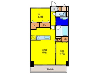 間取図 ラ・グレース