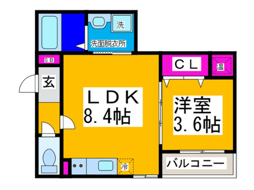 間取図 Maion de coton