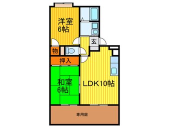 間取図 アヴィタンテ加納A棟