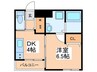 Liberty大井 1DKの間取り