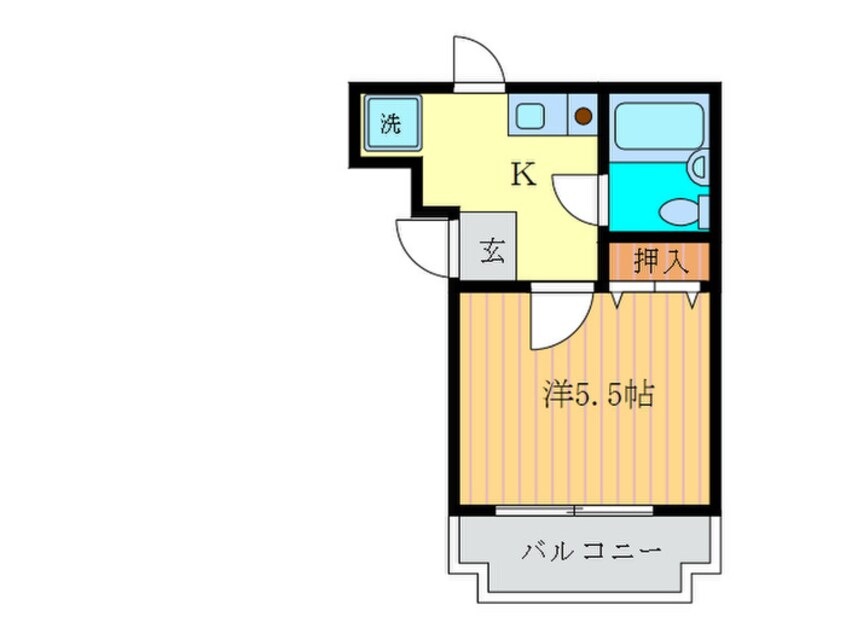 間取図 シャトレ－藤井