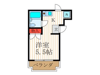 間取図 シャトレ－藤井