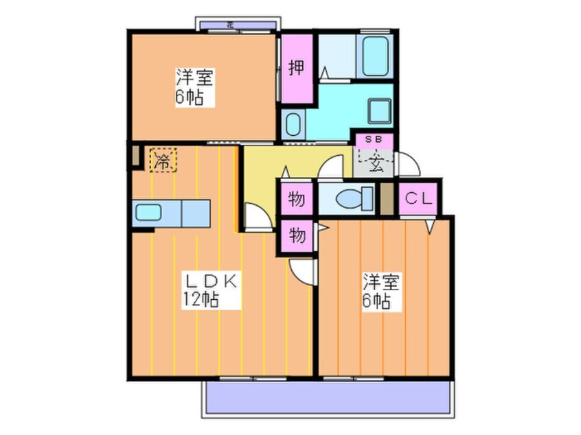 間取図 清滝苑Ⅱ