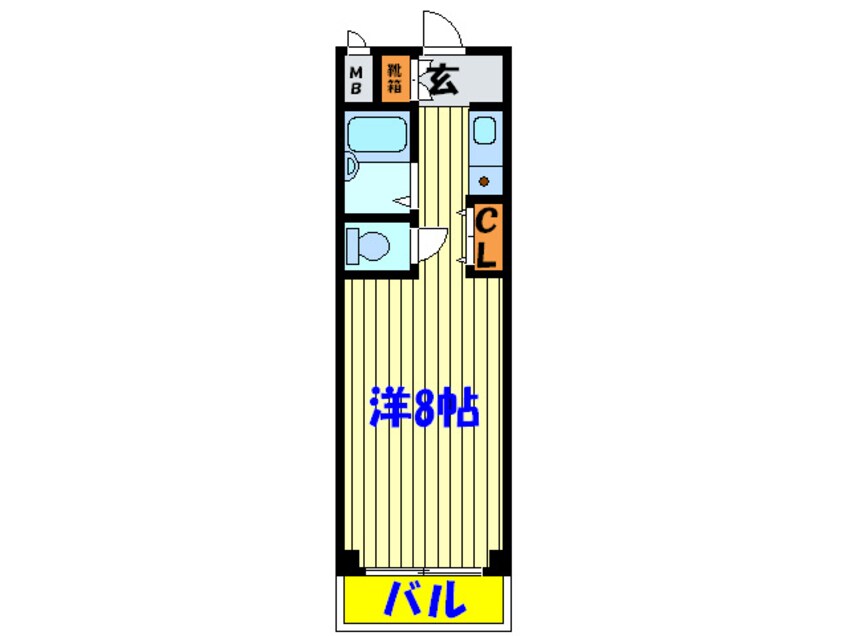 間取図 エクセルシオ－ル長田