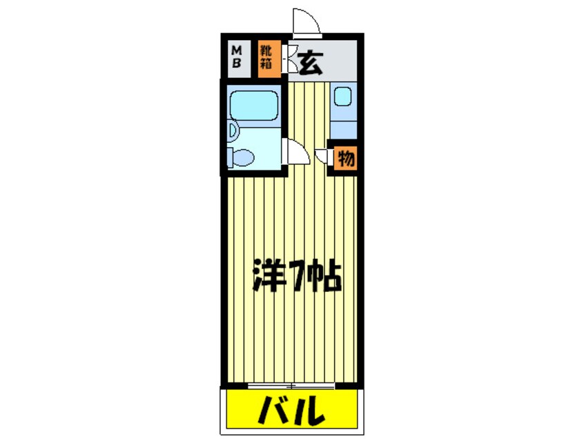 間取図 エクセルシオ－ル長田