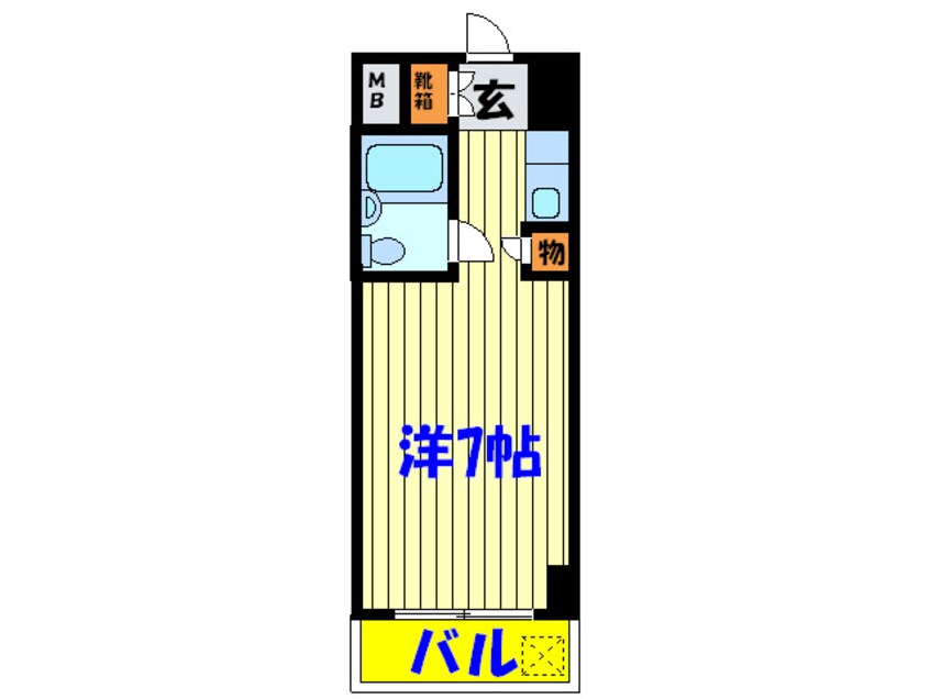 間取図 エクセルシオ－ル長田