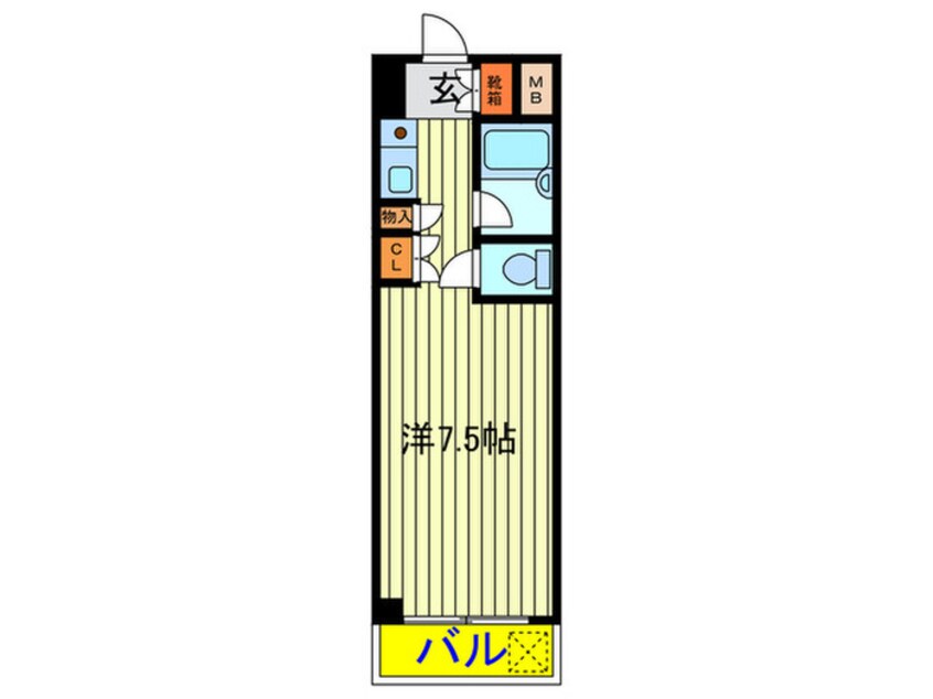 間取図 エクセルシオ－ル長田