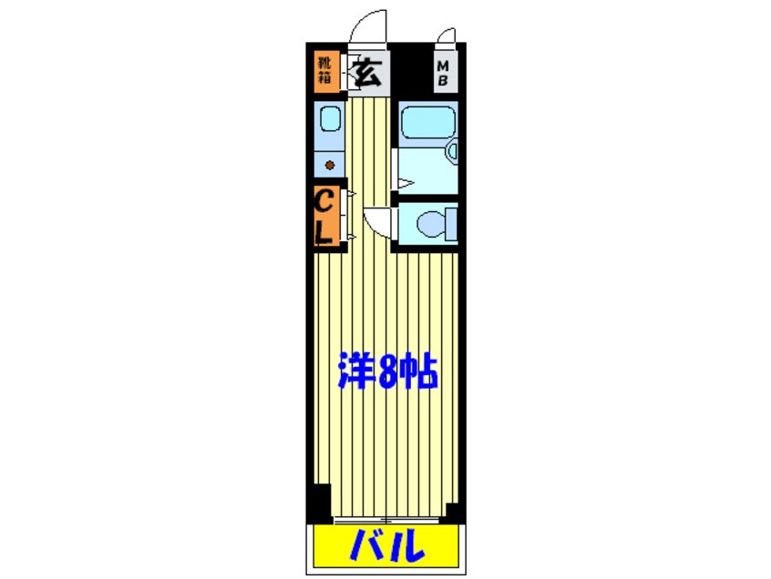 間取図 エクセルシオ－ル長田