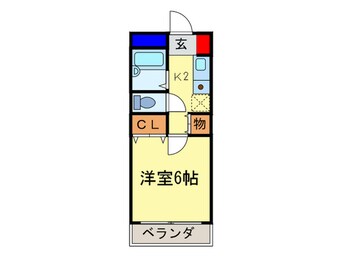 間取図 グラフィーネ槇島