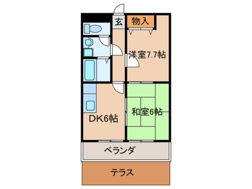 間取図 グラフィーネ槇島