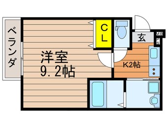 間取図 フジパレス牧野Ⅰ番館