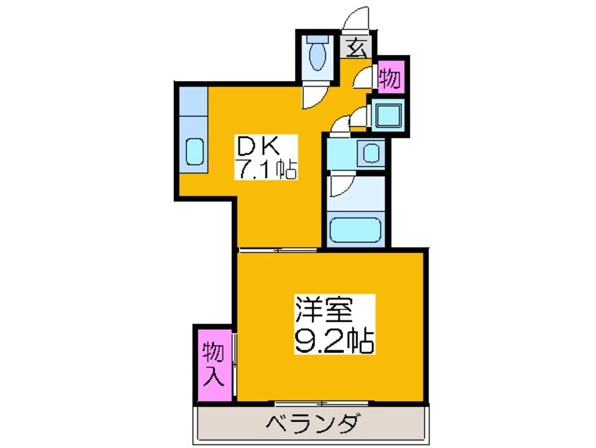 間取図 オムズガ－デン