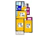 ルミエール 2DKの間取り