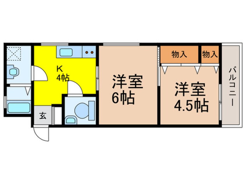 間取図 豊中鈴木マンション