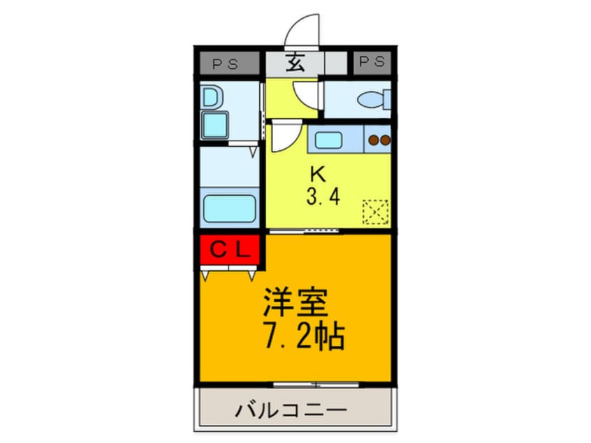 間取図 アム－ル相生