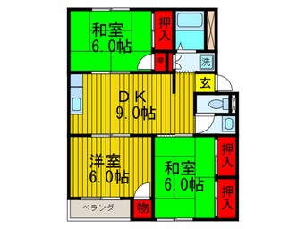 間取図 メゾンドリバージュ