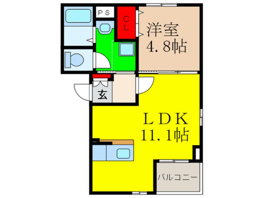 間取図 歩