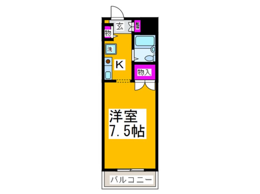 間取図 ジュネスハイツ