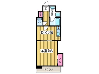 間取図 レインボ－コ－トパ－トⅢ