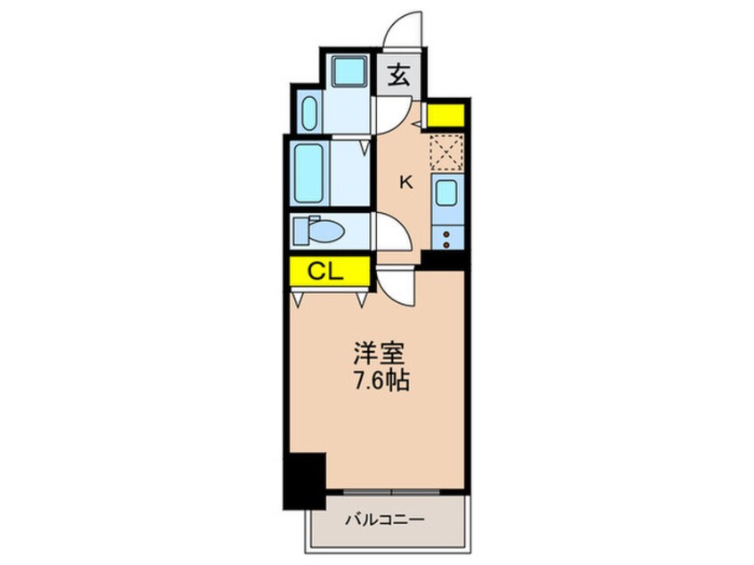 間取図 ワコーレヴィータ神戸元町