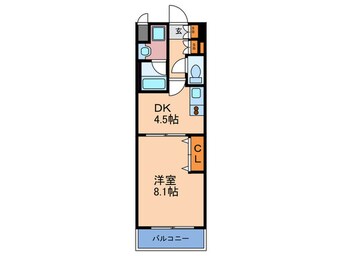 間取図 ソルレヴェンテ梅田