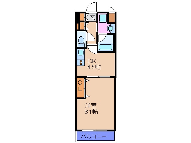 間取り図 ソルレヴェンテ梅田
