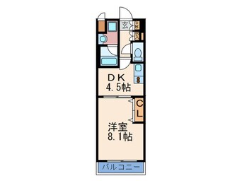 間取図 ソルレヴェンテ梅田