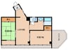 小阪ビル 2LDKの間取り