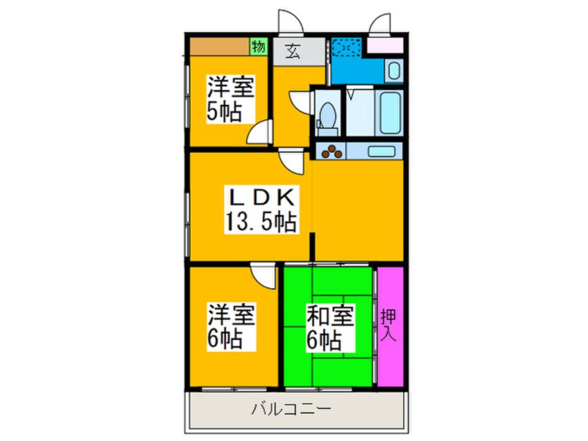 間取図 サンライフ昭南