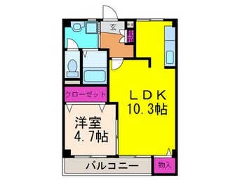 間取図 松原マンション