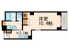 グランレブリー寺町松原 1Kの間取り