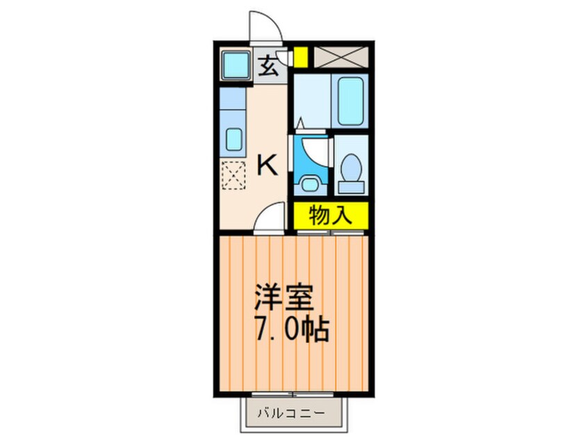 間取図 サンハイム上山