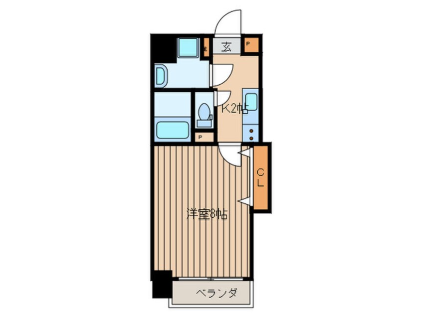 間取図 ドゥエリングASAHI