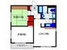 コ－ト桜塚 2LDKの間取り