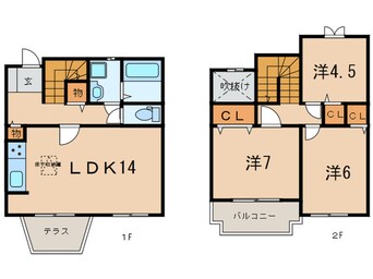 間取図 リバ－サイドスクエア１番館