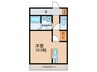 ハイツタキモト 1Rの間取り