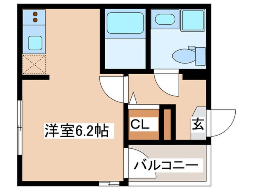 間取図 ハーモニーテラス市岡