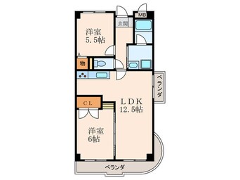 間取図 グレース　サンシャイン