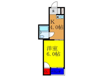 間取図 マンション常磐