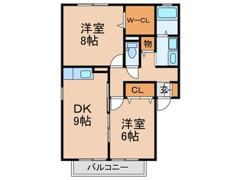 間取図 モアエクレ－ルＢ棟