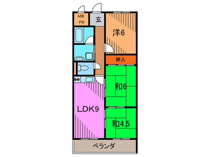 間取り図 ひよハイツ