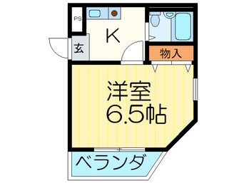 間取図 ベルロード茶屋町