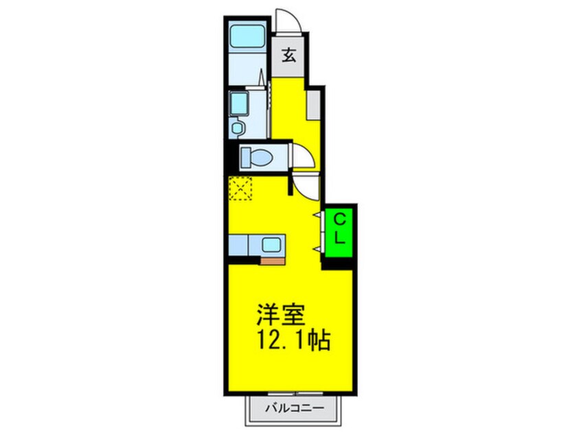 間取図 セレ－ノＢ