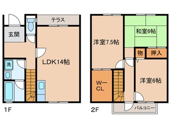 間取図 Ｃｏｚｙ　Ｃｏｕｒｔ