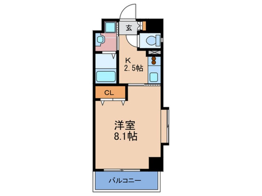 間取図 インベスト北梅田