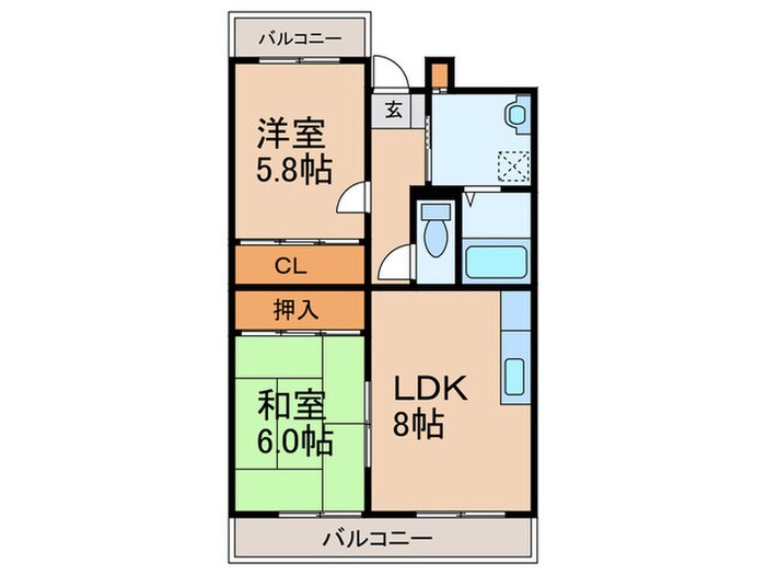 間取り図 ルミエ－ル垂水