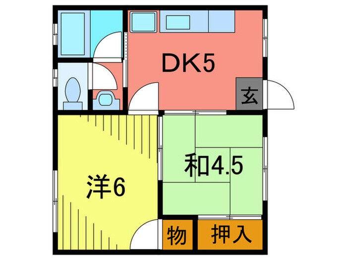 間取り図 梶川ハイツ