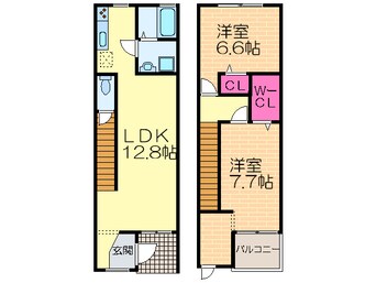 間取図 ドルチェ喜連
