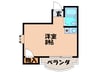 スズビル新森 1Rの間取り