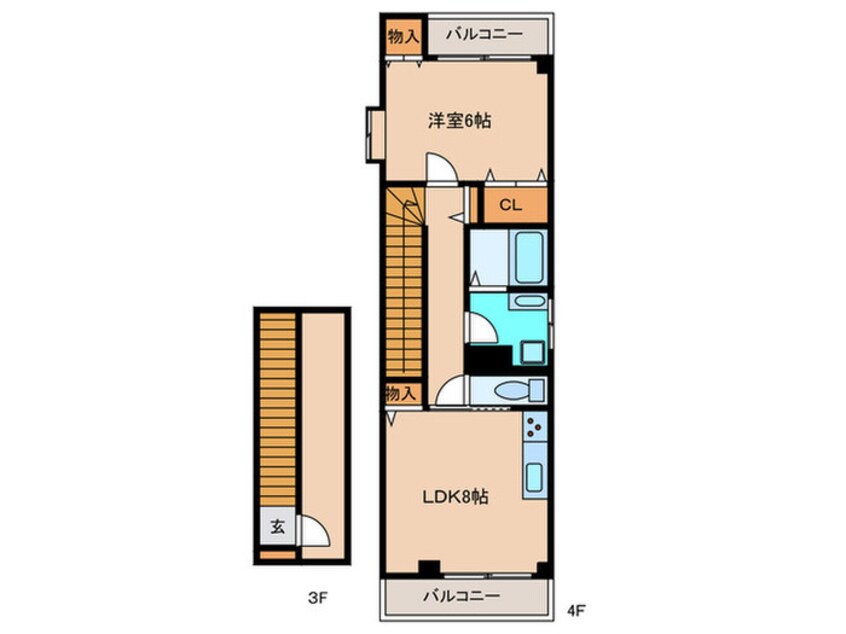 間取図 スズビル新森